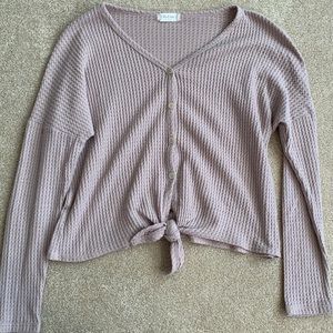 Pink long sleeve shirt